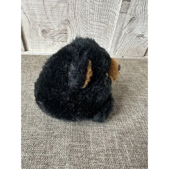 Puffkins Collection Swibco Benny Black Bear 4” Plush Stuffed Animal with Tags - Picture 4 of 6